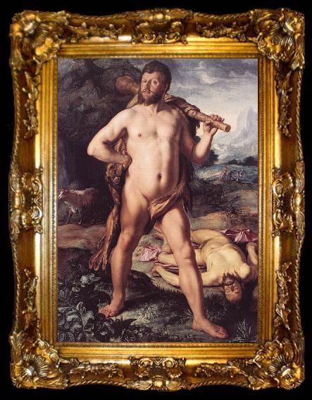 framed  GOLTZIUS, Hendrick Hercules and Cacus dg, ta009-2